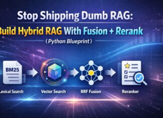 Stop Shipping Dumb RAG: Build Hybrid RAG With Fusion + Rerank (Python Blueprint)