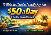 15 Websites That Can Actually Pay You $50 a Day (If You Stop Chasing Shortcuts)