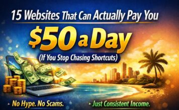 15 Websites That Can Actually Pay You $50 a Day (If You Stop Chasing Shortcuts)