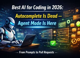 Best AI for Coding in 2026: Autocomplete Is Dead—Agent Mode Is Here Best AI for coding in 2026 showing agent mode replacing autocomplete with AI building, testing, and shipping code across multiple files