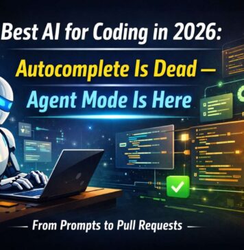 Best AI for Coding in 2026: Autocomplete Is Dead—Agent Mode Is Here Best AI for coding in 2026 showing agent mode replacing autocomplete with AI building, testing, and shipping code across multiple files