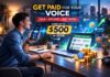 $500 for Your Voice? 7 Shocking Reasons This “Get Paid for Your Voice” AI Side Hustle Is Exploding in 2026 Person recording audio on smartphone for get paid for your voice AI side hustle