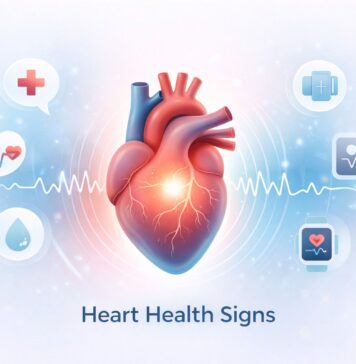 Heart Health Signs: 9 Powerful Truths Your Body Is Desperately Trying to Reveal heart health signs illustrated with glowing human heart and signal waves