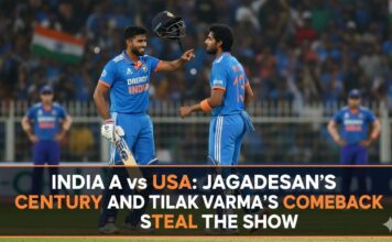 India A vs USA: Jagadeesan’s Blazing Century and Tilak Varma’s Comeback Steal the Show – T20 World Cup 2026 India A vs USA scorecard: Jagadeesan century and Tilak Varma comeback
