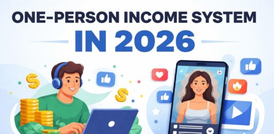 one person income system in 2026 using ai video generator to earn money online
