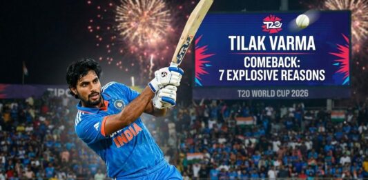 Tilak Varma Comeback: 7 Explosive Reasons It Could Supercharge India at T20 World Cup 2026 Tilak Varma explosive comeback shakes Team India ahead of T20 World Cup 2026