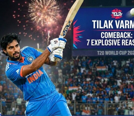 Tilak Varma Comeback: 7 Explosive Reasons It Could Supercharge India at T20 World Cup 2026 Tilak Varma explosive comeback shakes Team India ahead of T20 World Cup 2026